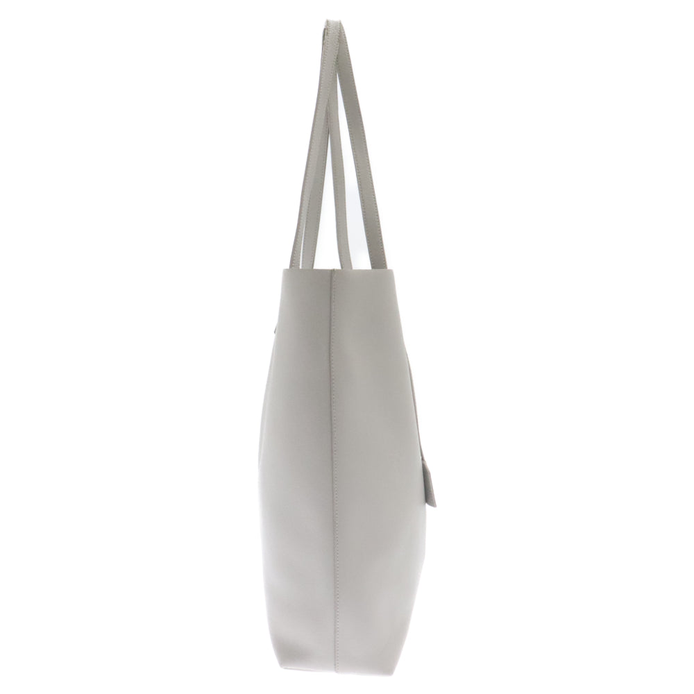 SAINT LAURENT PARIS(サンローランパリ) SHOPPING BAG MEDIUM N/S ショッピング ノース サウス レザー トートバッグ グレー 600306