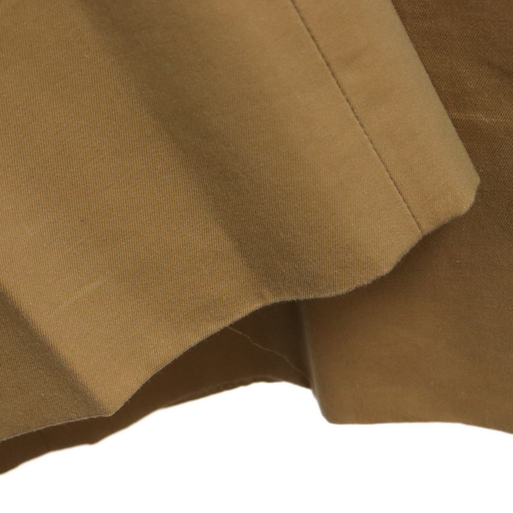 nano universe(ナノユニバース) 18AW コットン サイドベルト付き スラックス パンツ ベージュ LRC81JK0070TN
