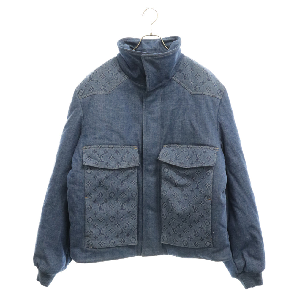 LOUIS VUITTON(ルイヴィトン) モノグラム パデッド デニムジャケット インディゴ 1AAV2L RM231M SU0 HOB11E