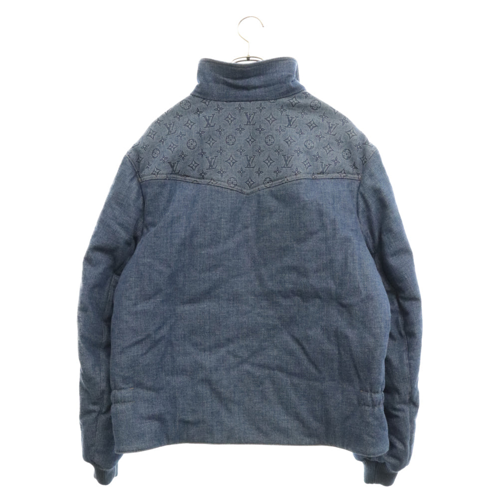 LOUIS VUITTON(ルイヴィトン) モノグラム パデッド デニムジャケット インディゴ 1AAV2L RM231M SU0 HOB11E