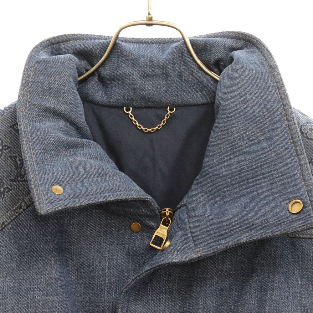 LOUIS VUITTON(ルイヴィトン) モノグラム パデッド デニムジャケット インディゴ 1AAV2L RM231M SU0 HOB11E