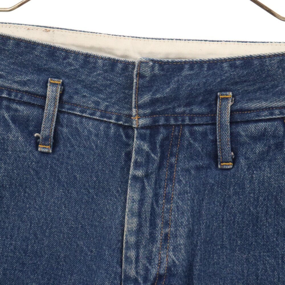 Spick&Span(スピック&スパン) BEAUTY-LINE SLIT DENIM ビューティー ライン ジップフライ 裾スリット ストレートデニムパンツ インディゴ 20-030-200-1022-1-0