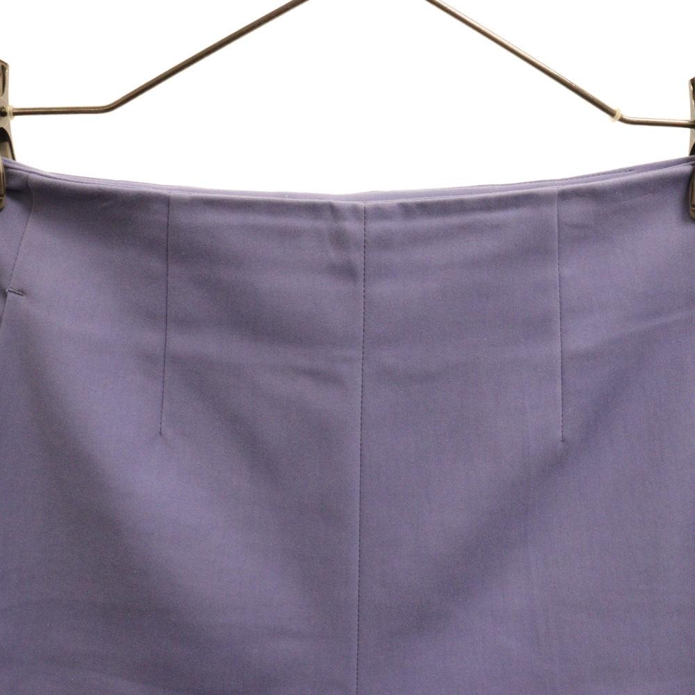 UNITED ARROWS(ユナイテッドアローズ) ハイウエスト ジップフライ コットン テーパードパンツ ブルー 1514-202-4474 レディース