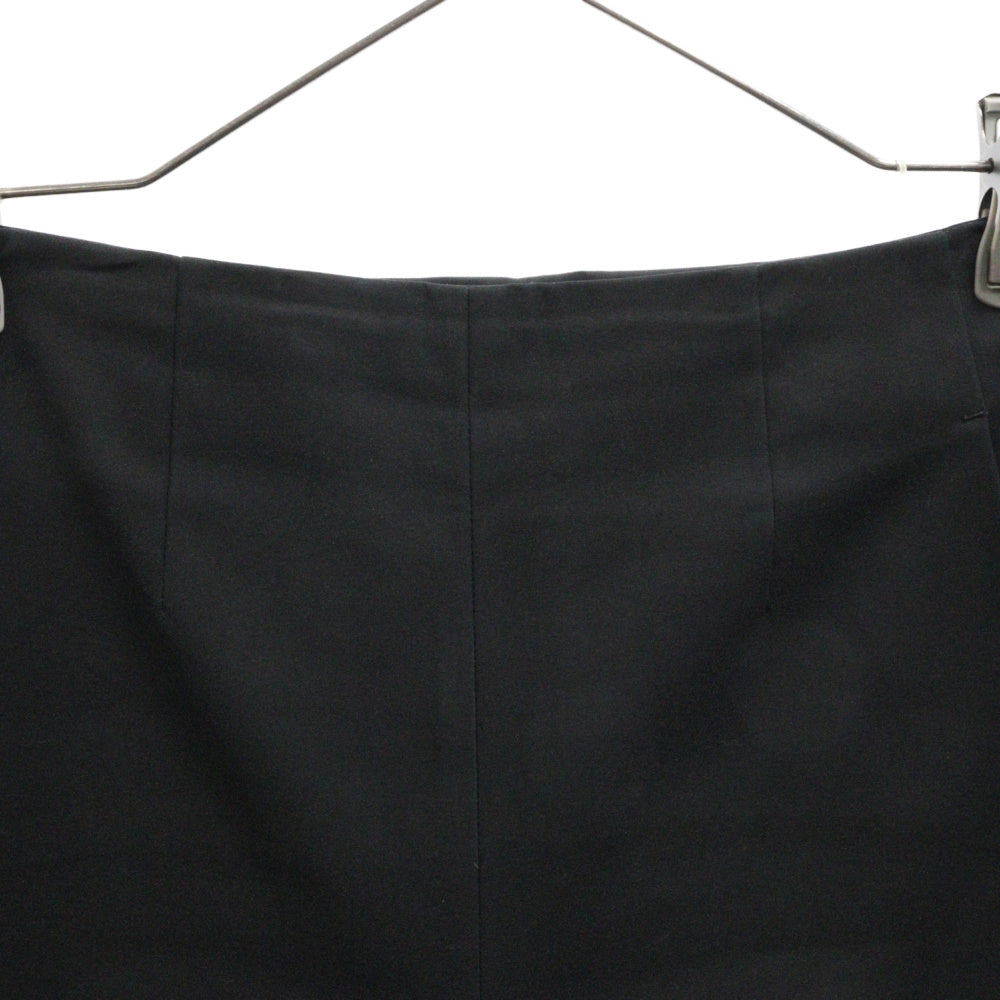 UNITED ARROWS(ユナイテッドアローズ) ハイウエスト ジップフライ コットン テーパードパンツ ブラック 1514-202-4474 レディース