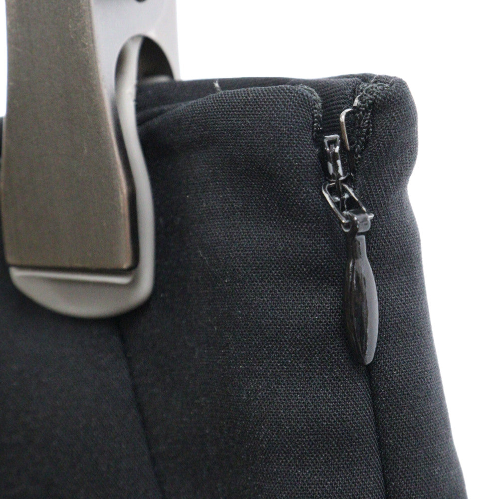 UNITED ARROWS(ユナイテッドアローズ) ハイウエスト ジップフライ コットン テーパードパンツ ブラック 1514-202-4474 レディース