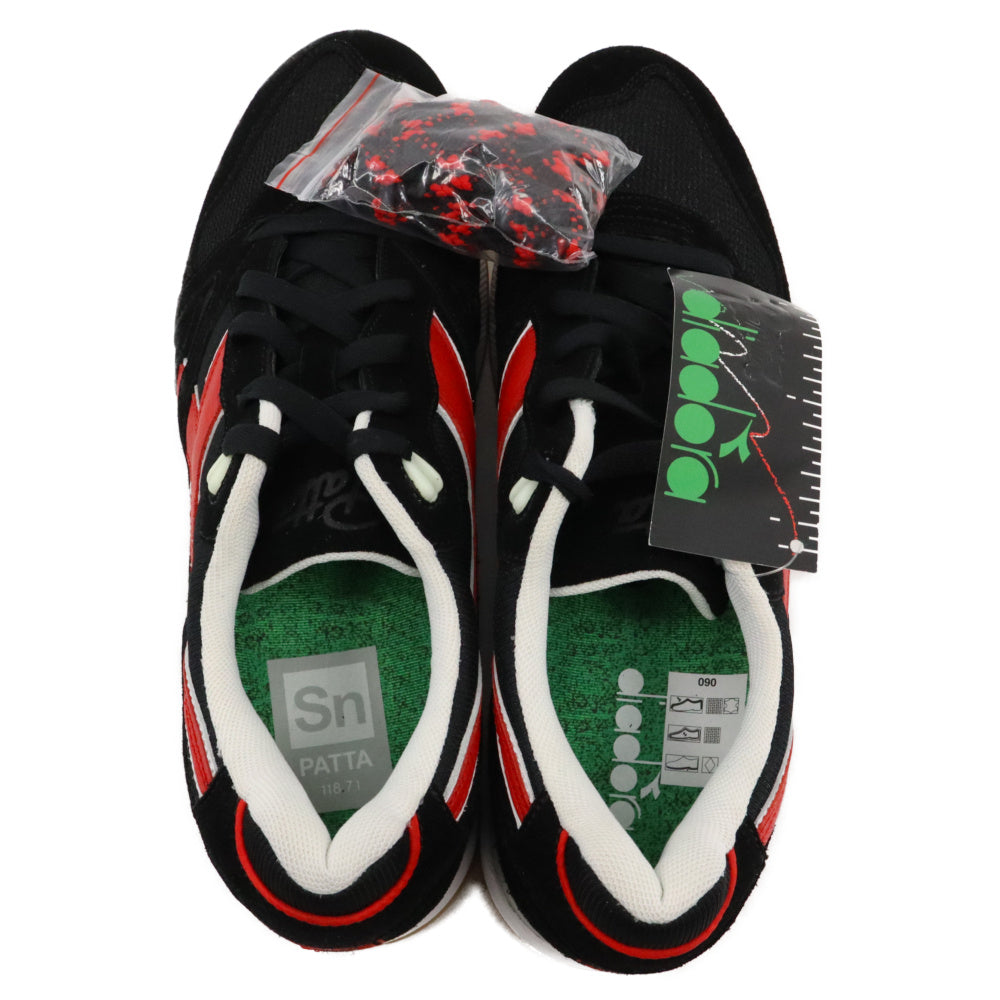 diadora(ディアドラ) ×PATTA N9000 9 パタ ローカットスニーカー ブラック US11.5/29.5cm 160409-06-80013