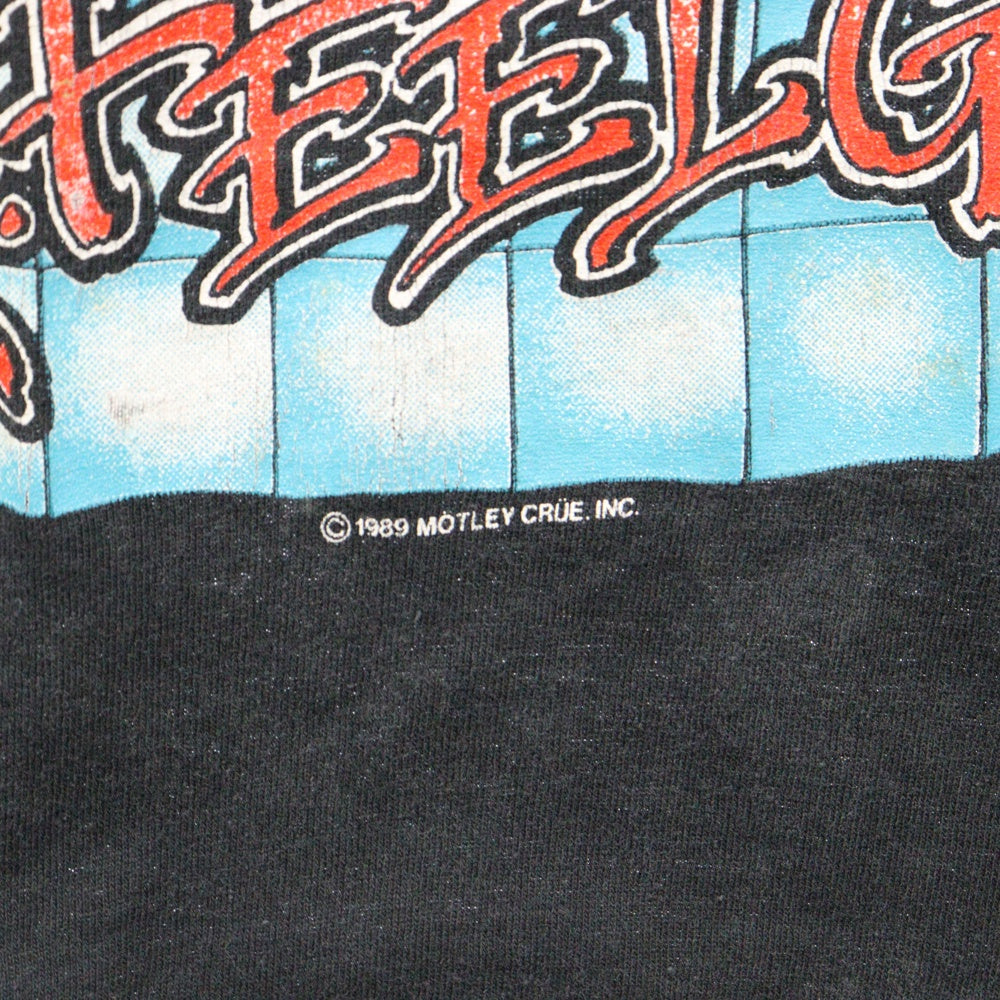 VINTAGE(ヴィンテージ) 80s VINTAGE MOTLEY CRUE モータークルー 半袖カットソー プリントTシャツ ブラック ヴィンテージ