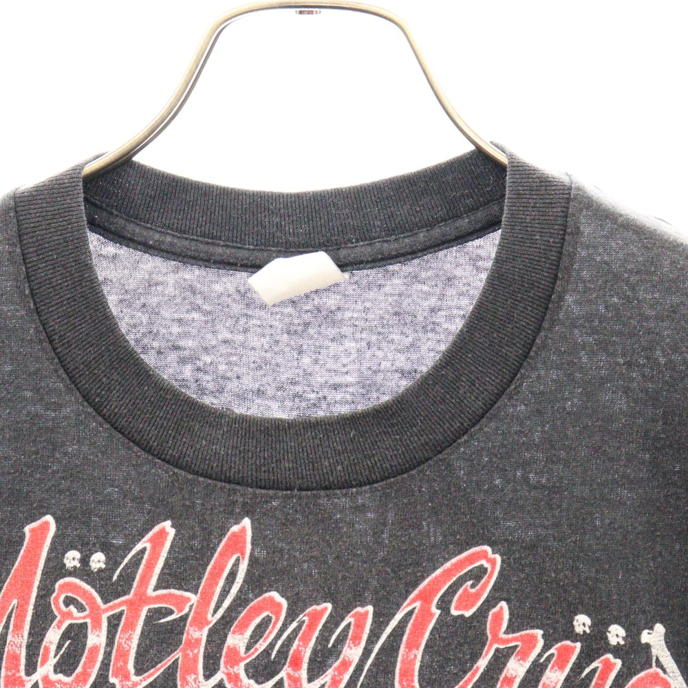 VINTAGE(ヴィンテージ) 80s VINTAGE MOTLEY CRUE 半袖カットソー プリントTシャツ ブラック ヴィンテージ