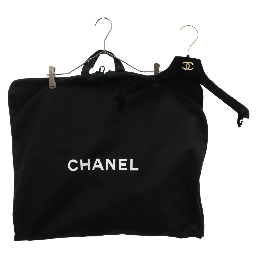 CHANEL(シャネル) ゴートファー 切り替え カーフスキン ダブル レザー ライダース ジャケット レディース ブラック P59083C00274