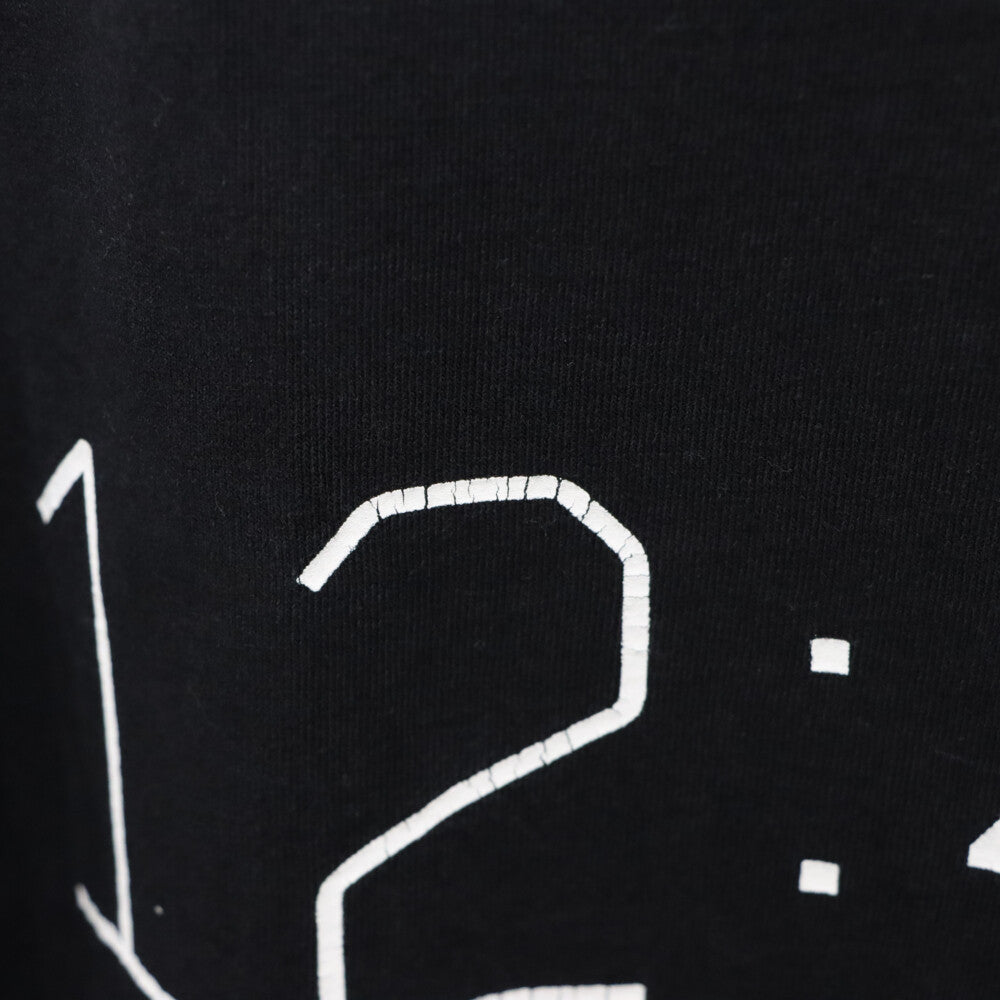 NUMBERS(ナンバーズ) USA製 ロゴプリント クルーネック半袖Tシャツ カットソー ブラック