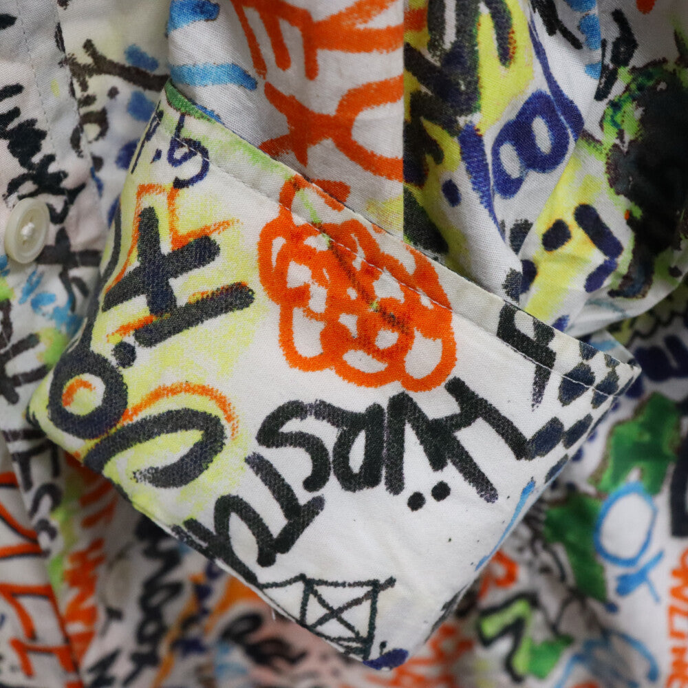 VETEMENTS(ヴェトモン) 19SS OVERSIZED GRAFFITI COTTON SHIRT オーバーサイズ グラフィック コットン ロングスリーブ 長袖 シャツ マルチ MAH 19SH204
