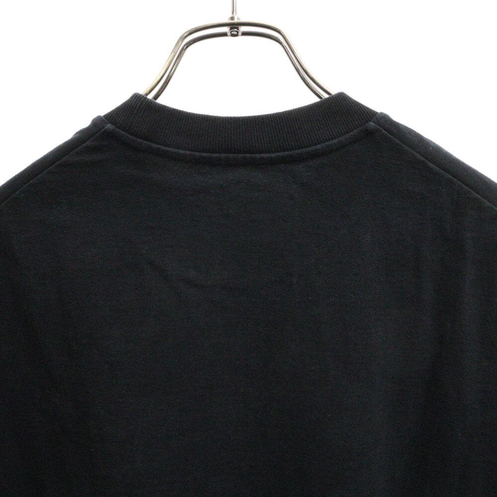 JIL SANDER(ジルサンダー) 22SS Graphic グラフィック ロゴ 刺繍 半袖Tシャツカットソー ブラック JSMU707025