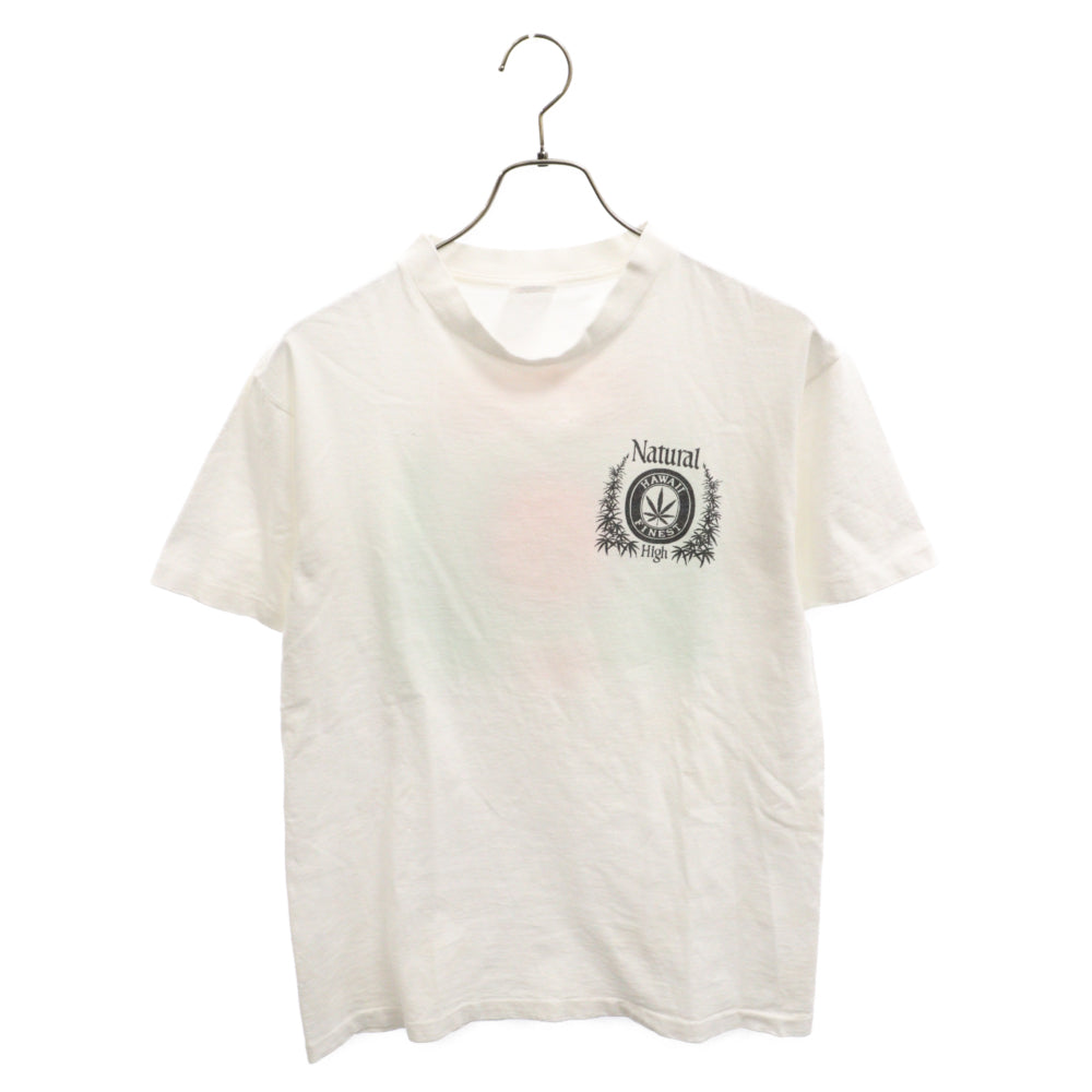 VINTAGE(ヴィンテージ) 90S Natural High USA製 MILLER ミラーボディ ナチュラルハイ プリントTシャツ 半袖カットソー ホワイト