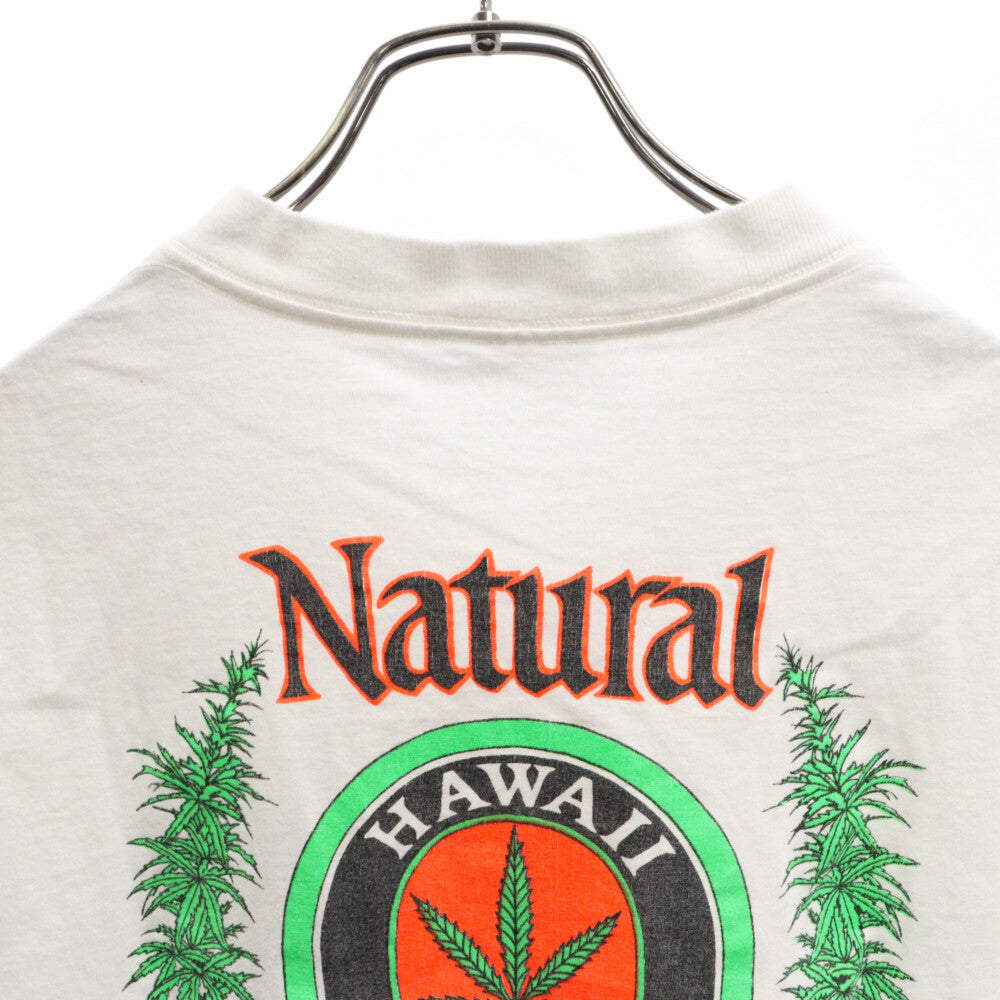 VINTAGE(ヴィンテージ) 90S Natural High USA製 MILLER ミラーボディ ナチュラルハイ プリントTシャツ 半袖カットソー ホワイト
