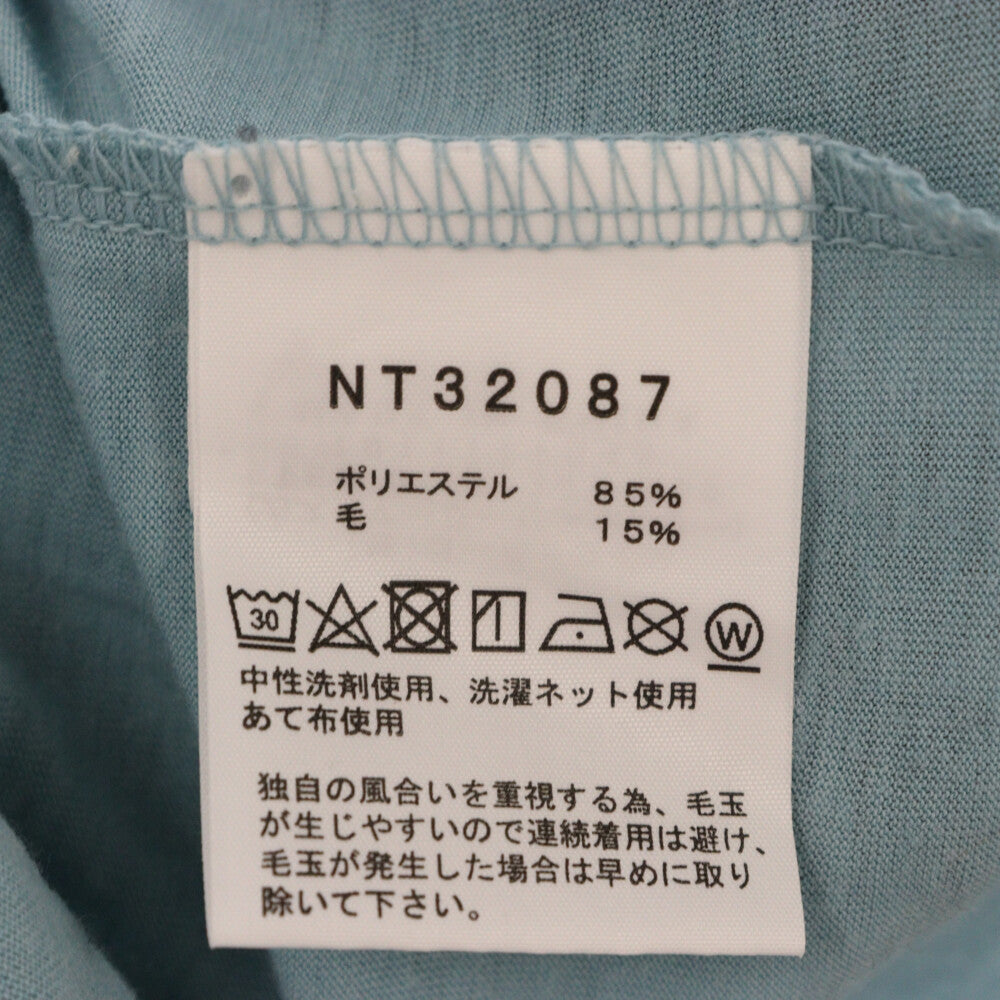 THE NORTH FACE(ザノースフェイス) ショート スリーブ フラッシュ ドライ メリノ クルー カットソー Tシャツ ブルー NT32087