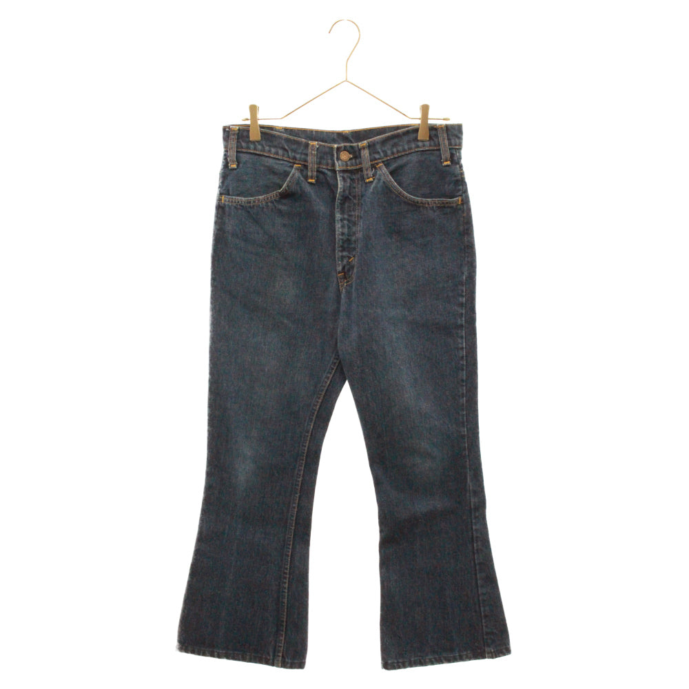 Levi's(リーバイス) 70S VINTAGE 646 ボタン裏16 オレンジタブ ヴィンテージ フレア デニムパンツ インディゴ