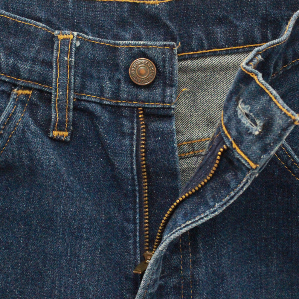 Levi's(リーバイス) 70S VINTAGE 646 ボタン裏16 オレンジタブ ヴィンテージ フレア デニムパンツ インディゴ