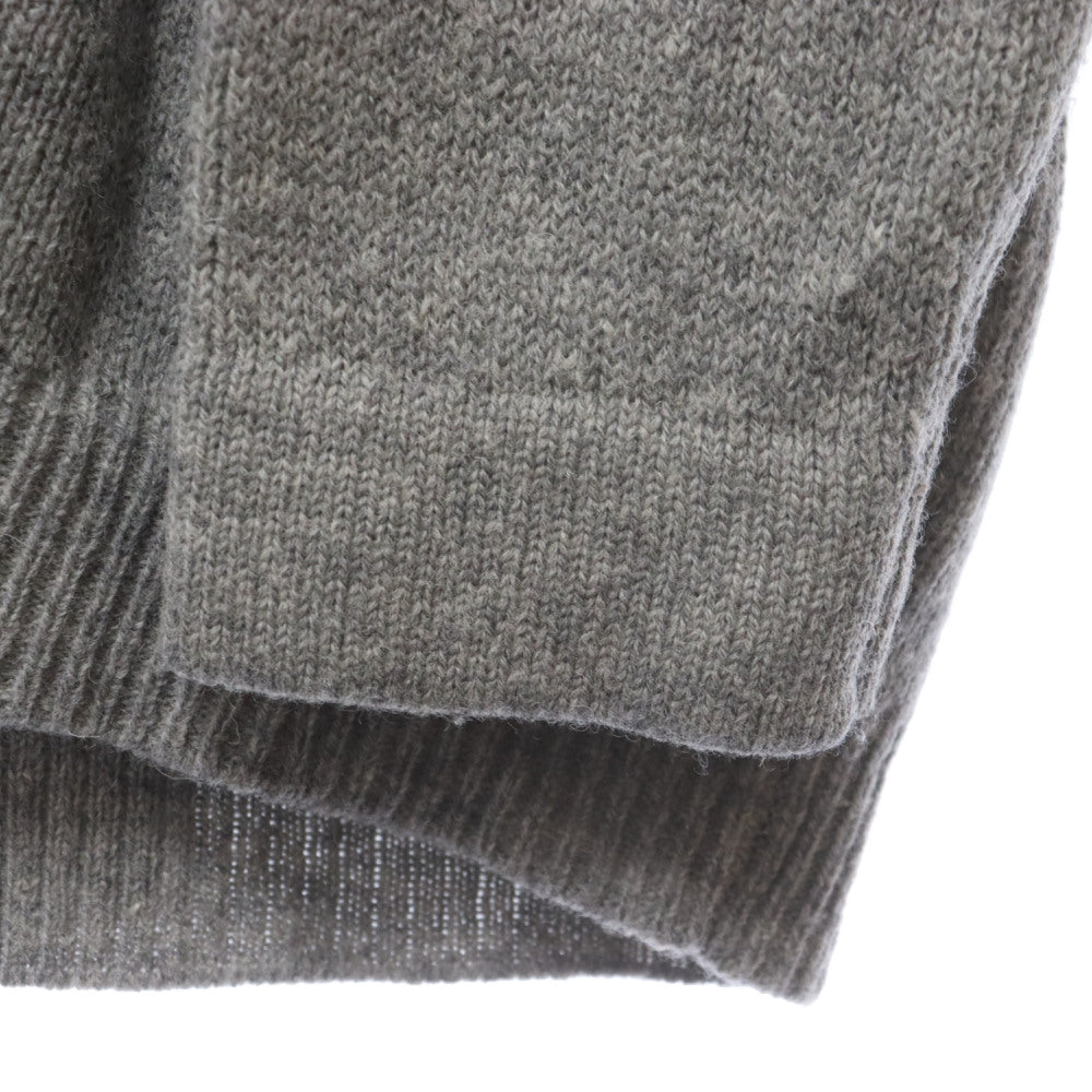PENDLETON(ペンドルトン) × nano universe 別注 Wrap Cardigan ナノ ユニバース ラップカーディガン ウール ニット 総柄 カーディガン グレー 8575-4551