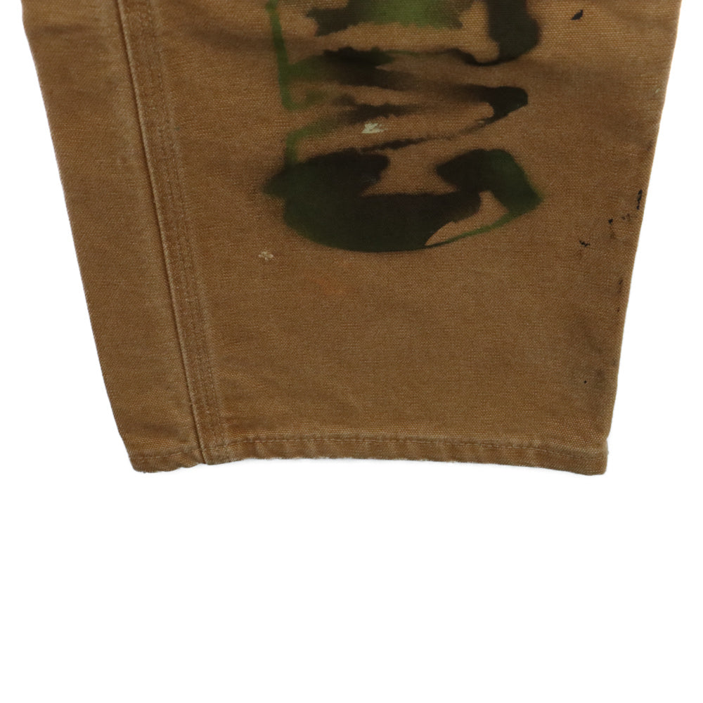 cvtvlist(カタリスト) Double Knee Pants ダブルニー リメイク ペイント カーペンターパンツ ベージュ