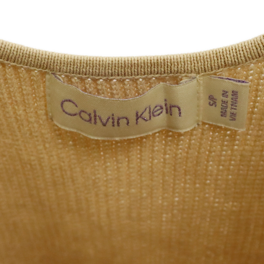 Calvin Klein(カルバンクライン) ノースリーブ ニットワンピース ベージュ 40310WD レディース