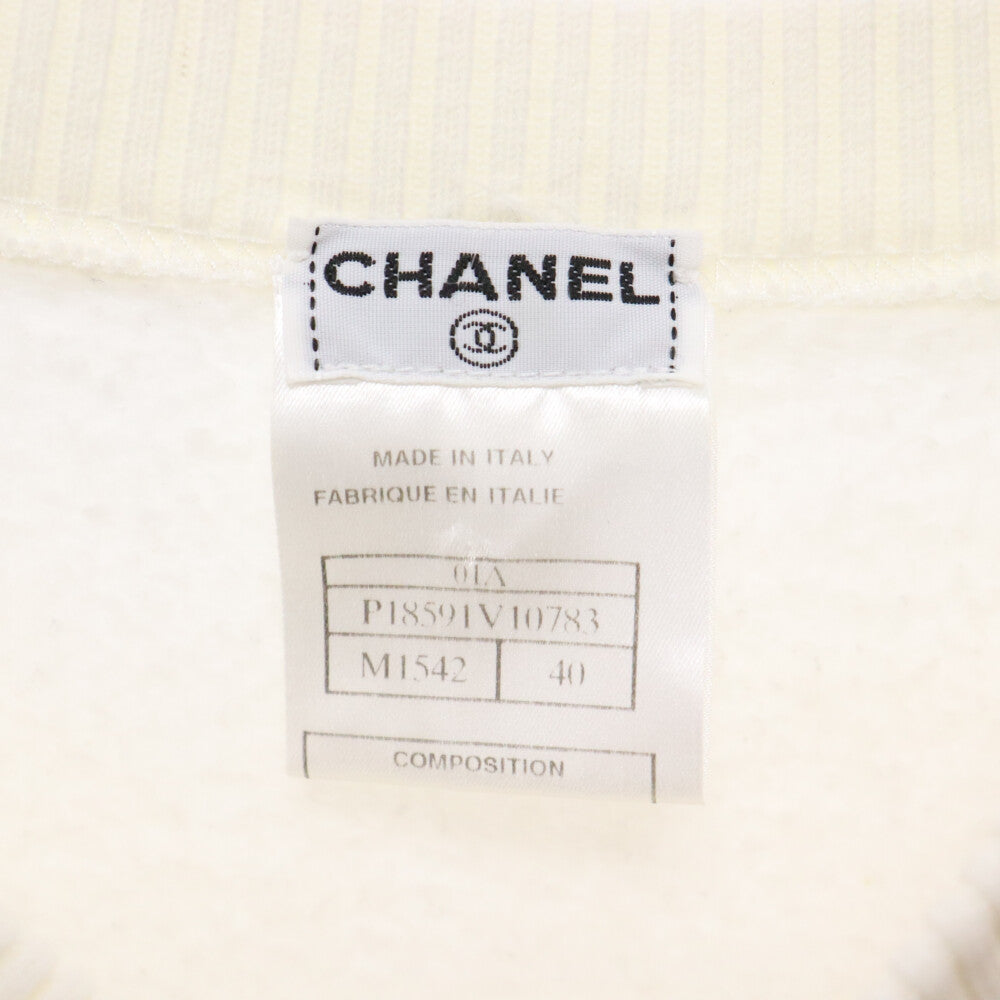 CHANEL(シャネル) 01A マドモアゼル プリント クルーネックスウェットトレーナー マルチ P18591V10783