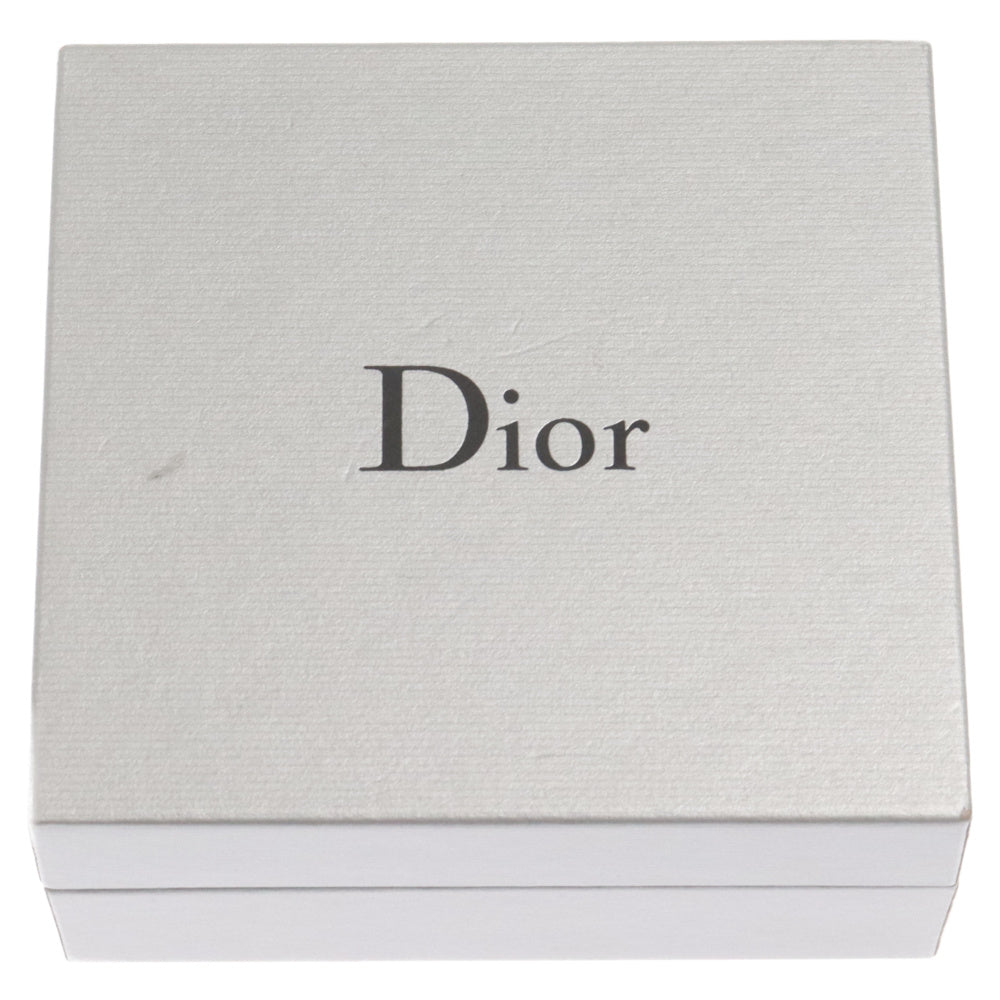 Dior HOMME(ディオールオム) CDロゴ文字 バイカラー レクタンギュラー コンビ カフス シルバー/ホワイト
