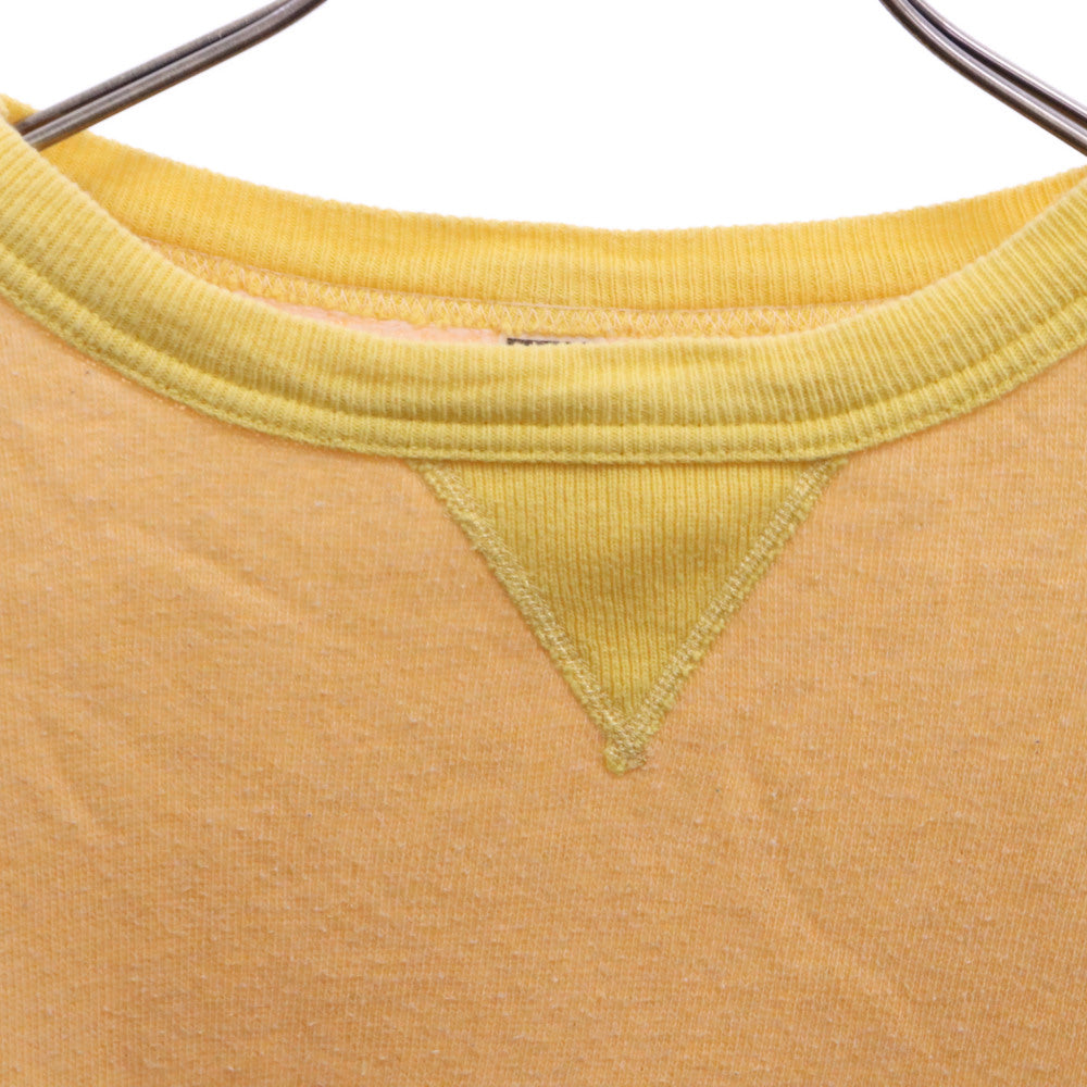 RUSSELL ATHLETIC(ラッセルアスレチック) 70S VINTAGE ヴィンテージ Vガゼット プルオーバー スウェット トレーナー オレンジ