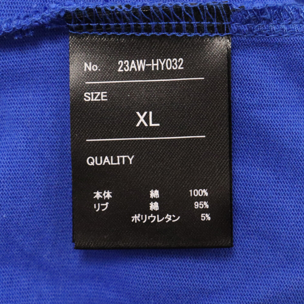 hyakki(ヒャッキ) 23AW HYAKKI Sports Tee Blue ロゴプリント 半袖Tシャツ ブルー 23AW-HY032