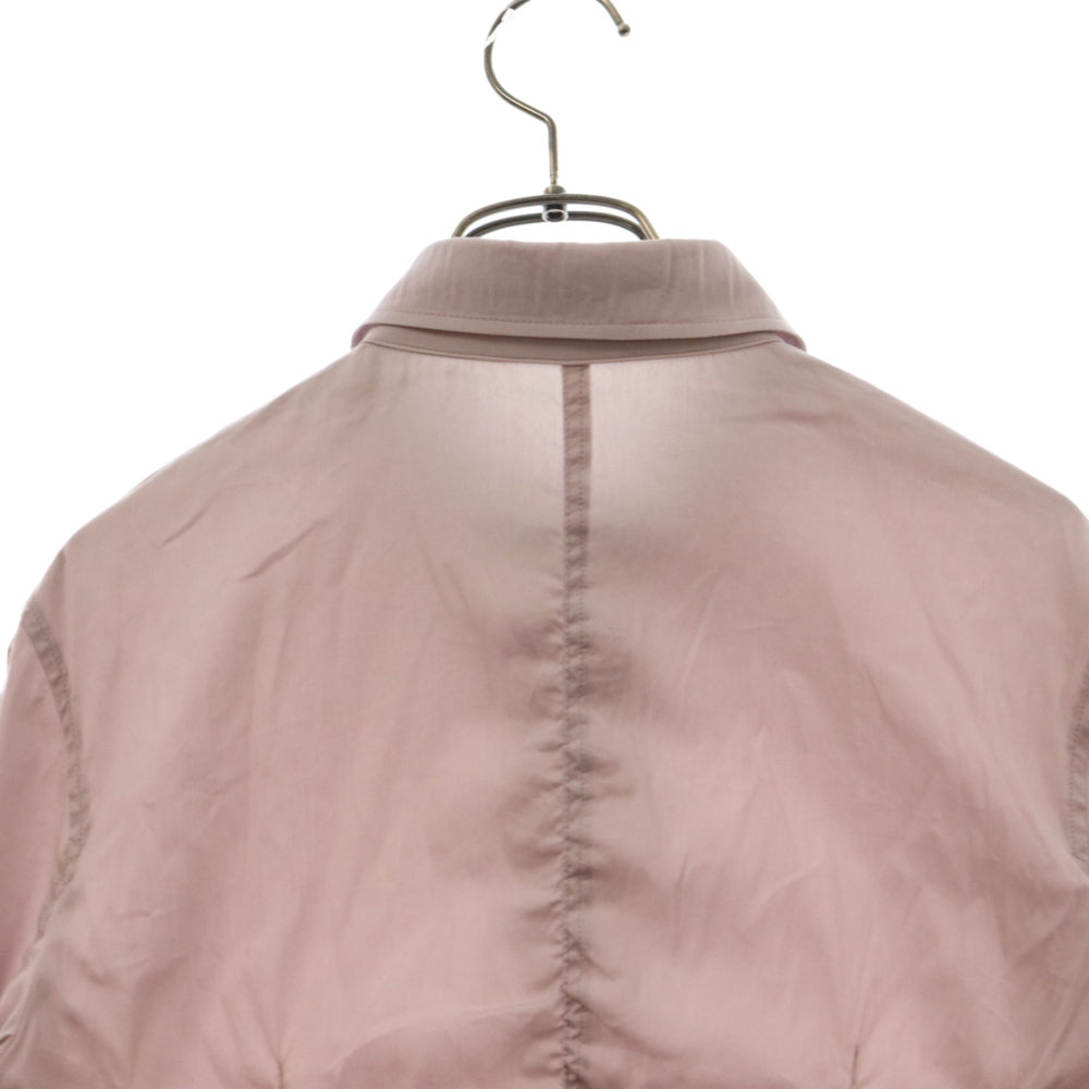 LANVIN SPORT(ランバン スポーツ) ダーツ ギャザーデザイン スナップボタン 長袖シャツ ピンク I5B2032 レディース