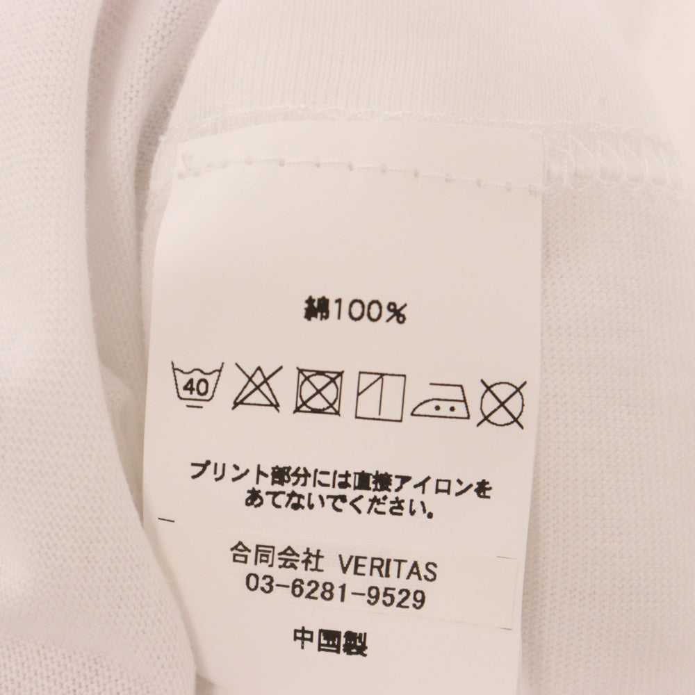 CABARET POVAL(キャバレーポバール) 24SS LOGO T-SHIRT ロゴプリント半袖Tシャツ ホワイト 24SS-PVA-SP01