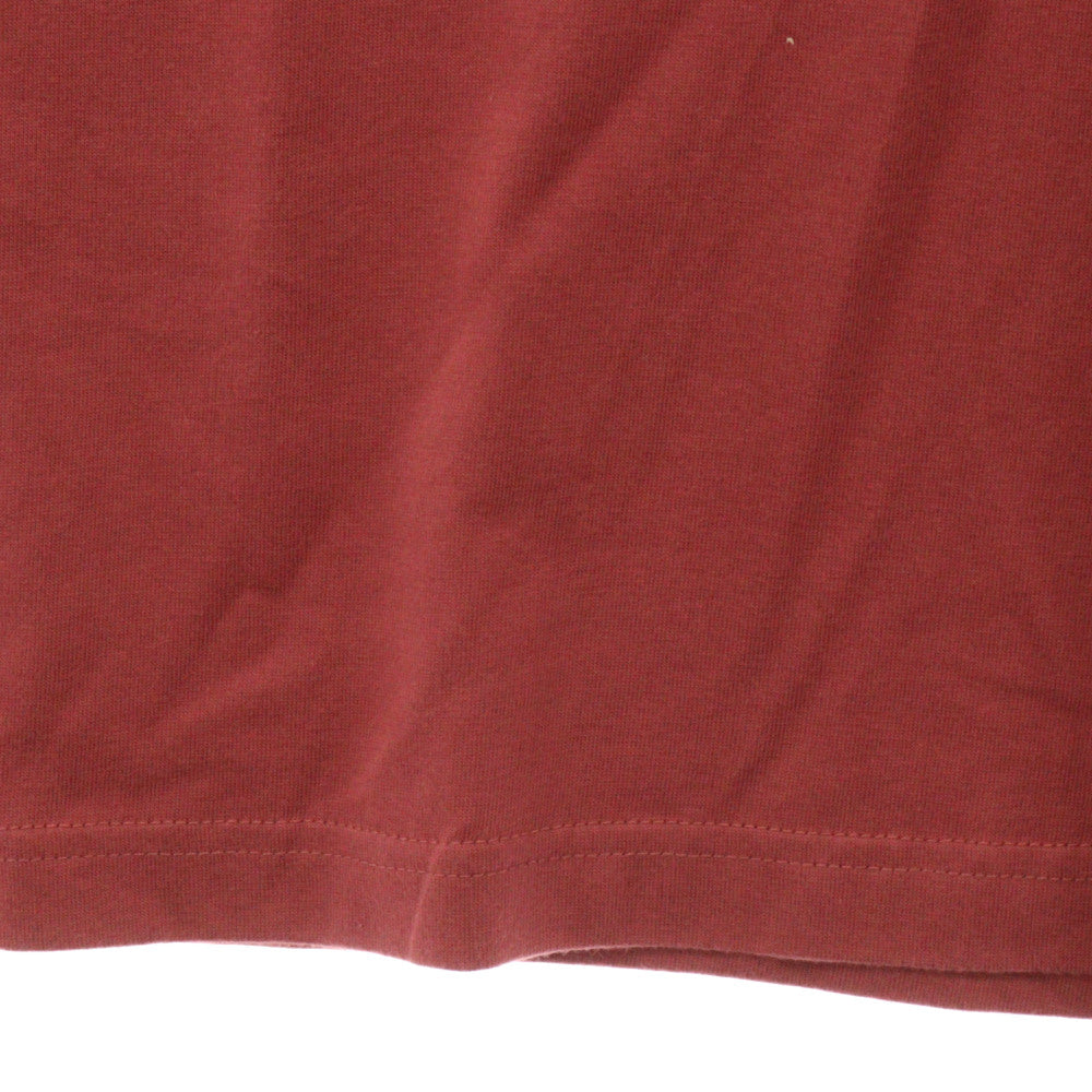 CABARET POVAL(キャバレーポバール) 24SS LOGO T-SHIRT ロゴプリント半袖Tシャツ スモーキーレッド 24SS-PVA-SP01