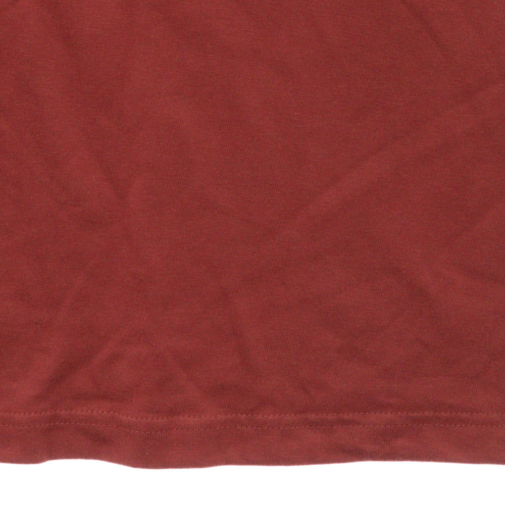 CABARET POVAL(キャバレーポバール) 24SS LOGO T-SHIRT ロゴプリント半袖Tシャツ スモーキーレッド 24SS-PVA-SP01