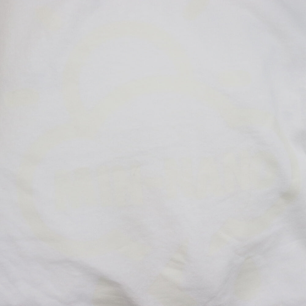 MIN-NANO(ミンナノ) 両面プリント クルーネック 半袖Tシャツ カットソー ホワイト