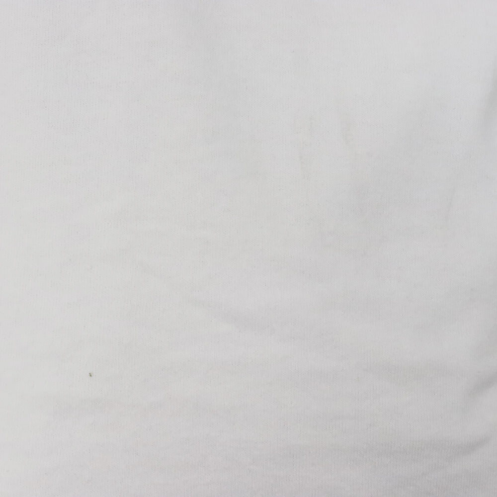 MIN-NANO(ミンナノ) 両面プリント クルーネック 半袖Tシャツ カットソー ホワイト