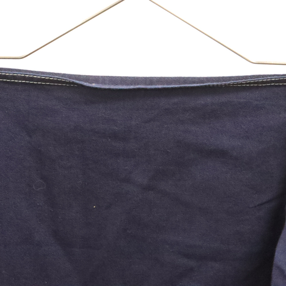 MM6 Maison Margiela(エムエムシックスメゾンマルジェラ) 18SS アシンメトリー オフショルダー ワンピース ドレス ネイビー S32CT0946 S30517