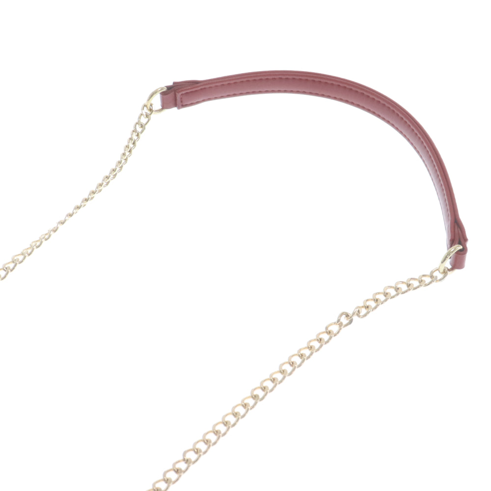 MARY QUANT(マリークワント) フラワーパッチ ショルダーバッグ ポーチ レッド