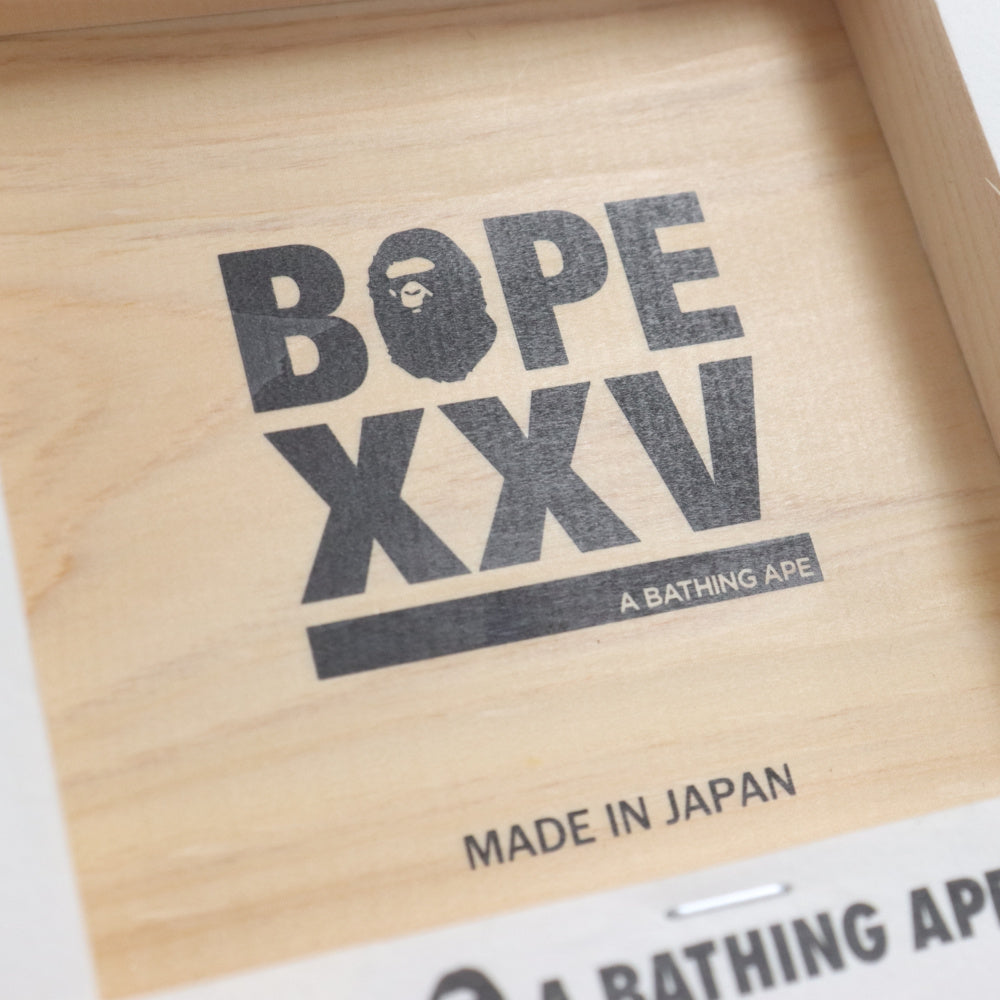 A BATHING APE(アベイシングエイプ) JAPANESE XXV PAPER PANEL 25周年 ペーパーパネル ノベルティ 総柄 マルチカラー