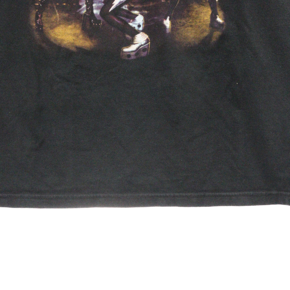 Hanes(ヘインズ) 00S KISS キス バンド 半袖Tシャツ カットソー ブラック