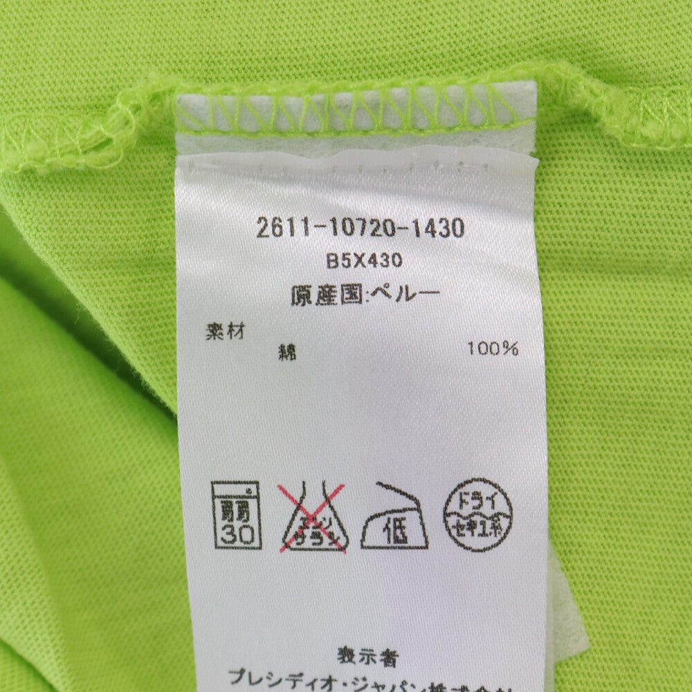 AX ARMANI EXCHANGE(アルマーニ エクスチェンジ) ラメストーン ロゴ 半袖カットソー Tシャツ ライトグリーン 2611-10720-1430