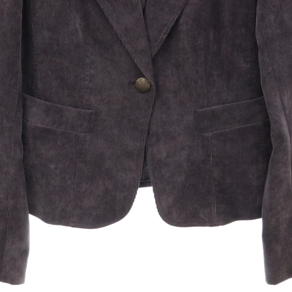 ARMANI JEANS(アルマーニ ジーンズ) ピークドラペル コーデュロイ テーラードジャケット パープル N14MZ 5Z L5 CA 37360