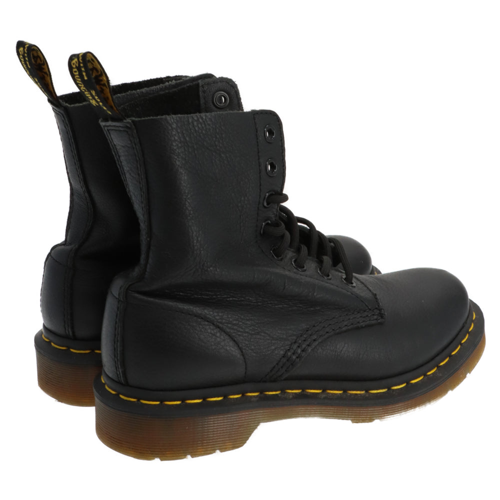 Dr.Martens(ドクターマーチン) 1460 PASCAL VIRGINIA LEATHER パスカル ヴァージニアレザー 8ホール ハイカットブーツ レディース ブラック UK4