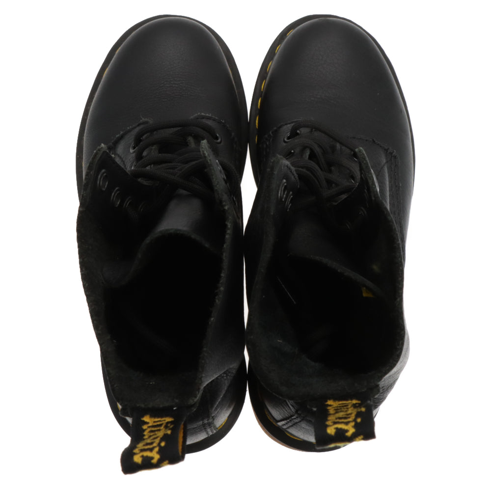 Dr.Martens(ドクターマーチン) 1460 PASCAL VIRGINIA LEATHER パスカル ヴァージニアレザー 8ホール ハイカットブーツ レディース ブラック UK4