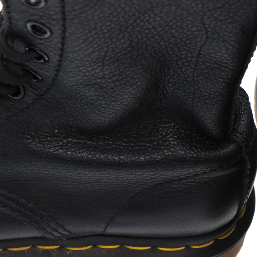 Dr.Martens(ドクターマーチン) 1460 PASCAL VIRGINIA LEATHER パスカル ヴァージニアレザー 8ホール ハイカットブーツ レディース ブラック UK4