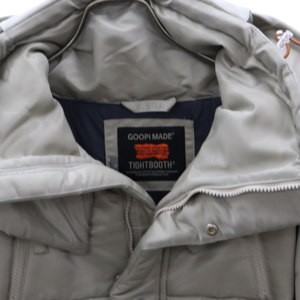 TIGHTBOOTH(タイトブース) ×GOOPiMADE D-System 3M Thinsulate Monster Parka グーピーメイド シンサレート モンスター パーカー 中綿ジャケット グレー