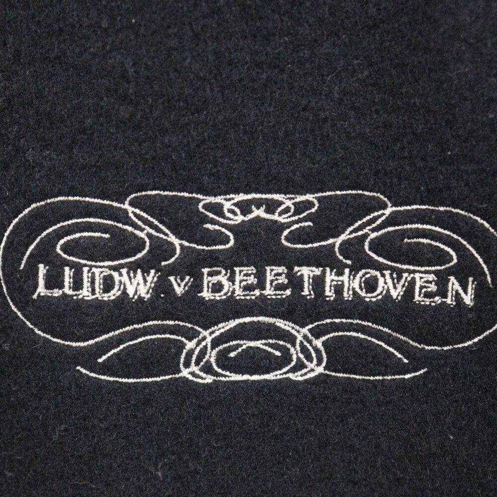 UNDERCOVER(アンダーカバー) 19AW SPNr.9 LUDW.v.BEETHOVEN レザー切り替え スナップボタン スタジアムジャケット ネイビー UCX4211-2