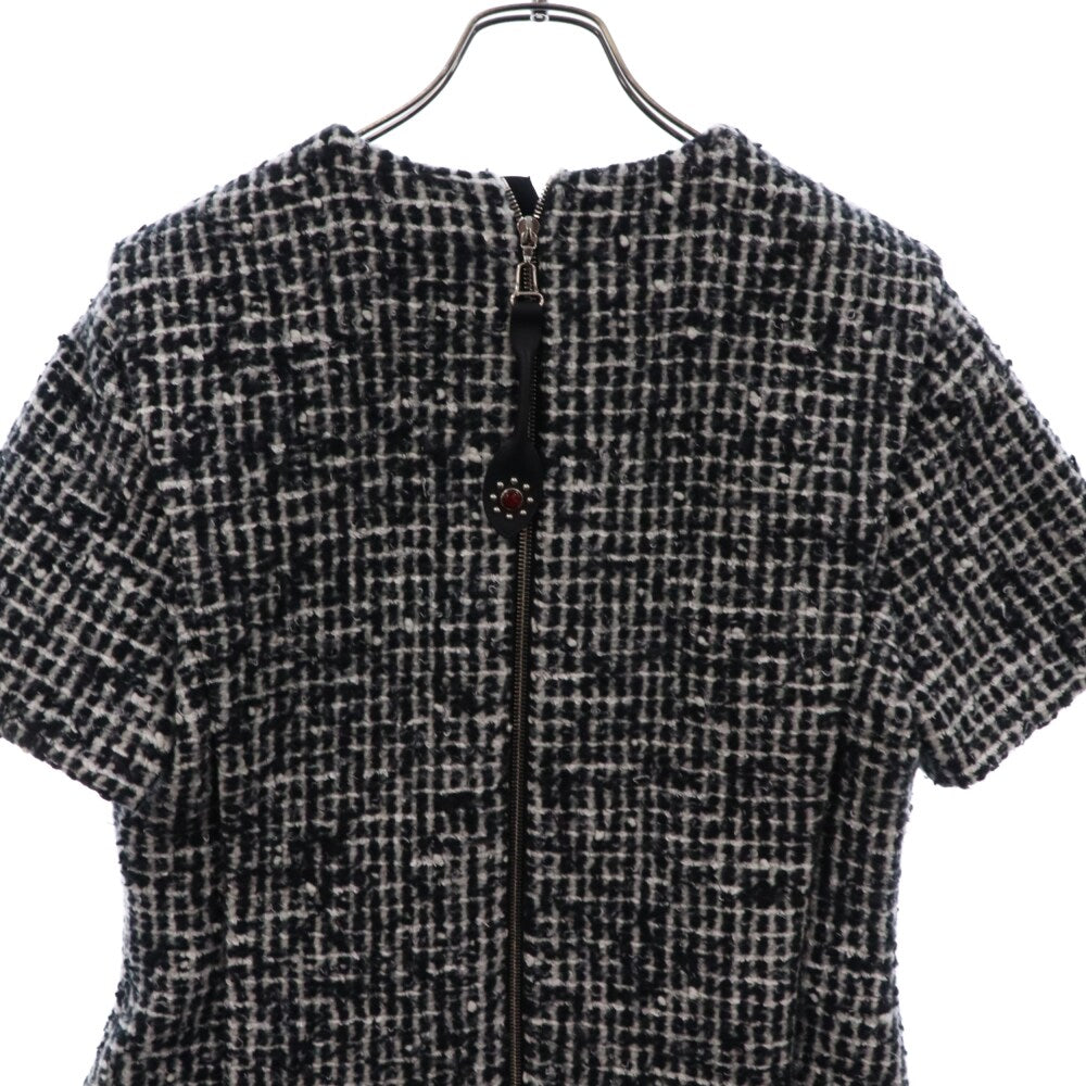 LOUIS VUITTON(ルイヴィトン) 21AW スケータードレス ツイード ワンピース ブラック RM212B HL8 FLRO43