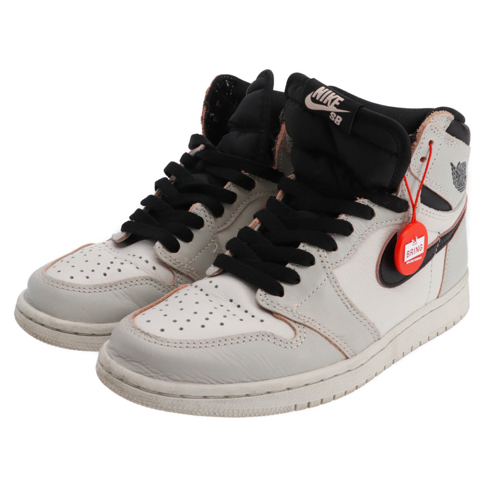 NIKE SB(ナイキエスビー) AIR JORDAN 1 RETRO HIGH OG エアジョーダン レトロ ハイカットスニーカー グレー US5/23.5cm CD6678-006