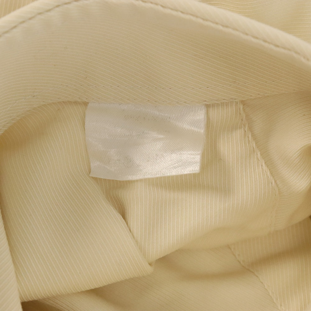 Ermenegildo Zegna(エルメネジルドゼニア) 胸ポケット 長袖シャツ アイボリー