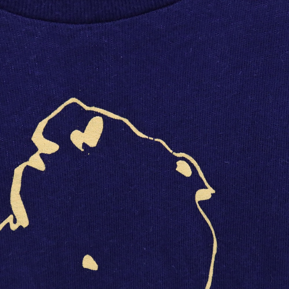 Abercrombie&Fitch(アバクロンビーアンドフィッチ) MICHIGAN ミシガン プリント クルーネック 半袖Tシャツ カットソー ネイビー/イエロー