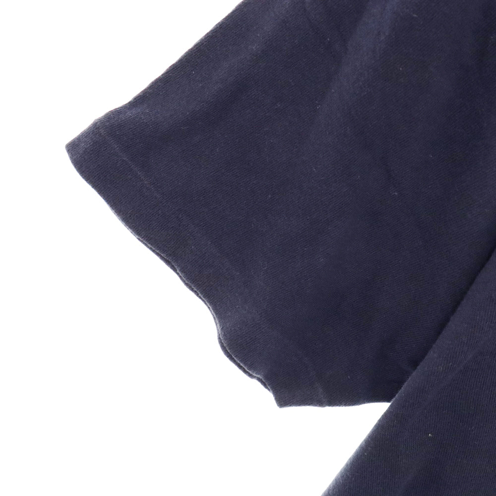 Abercrombie&Fitch(アバクロンビーアンドフィッチ) MICHIGAN ミシガン プリント クルーネック 半袖Tシャツ カットソー ネイビー/イエロー